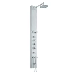 VIGO Dilana Thermostatic Shower Panel With Shower Head, Hand Shower, Body Sprays, Shower Arm, Hose, And Valve Trim 11 VIGO Dilana Thermostatic Shower Panel With Shower Head, Hand Shower, Body Sprays, Shower Arm, Hose, And Valve Trim -Bathroom Sales Store vigo vg08001 alternate view 573