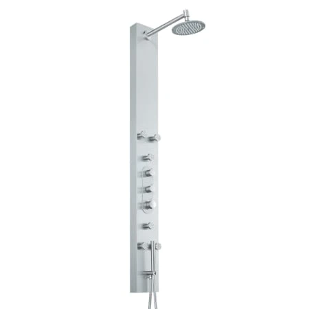 VIGO Dilana Thermostatic Shower Panel With Shower Head, Hand Shower, Body Sprays, Shower Arm, Hose, And Valve Trim 4 VIGO Dilana Thermostatic Shower Panel With Shower Head, Hand Shower, Body Sprays, Shower Arm, Hose, And Valve Trim - Image 2