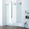 VIGO Elan 74" High X 64" Wide Sliding Frameless Shower Door With Clear Glass -Bathroom Sales Store vigo vg6041chcl6474 7122614