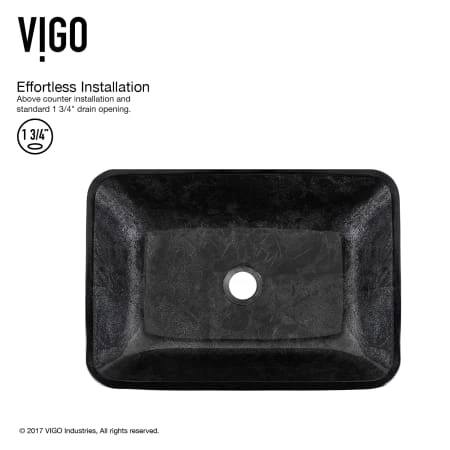 VIGO Vessel Sink And Faucet Combos 18-1/8" Glass Vessel Bathroom Sink With 1.2 GPM Deck Mounted Bathroom Faucet And Pop-Up Drain Assembly 5 VIGO Vessel Sink And Faucet Combos 18-1/8" Glass Vessel Bathroom Sink With 1.2 GPM Deck Mounted Bathroom Faucet And Pop-Up Drain Assembly - Image 3