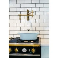 Traditional 1.75 GPM Wall Mounted Single Hole Pot Filler With Lever Handle 9 Traditional 1.75 GPM Wall Mounted Single Hole Pot Filler With Lever Handle -Bathroom Sales Store waterstone 3100 alternate image 2