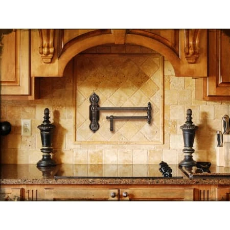 Traditional 1.75 GPM Wall Mounted Single Hole Pot Filler With Lever Handle 4 Traditional 1.75 GPM Wall Mounted Single Hole Pot Filler With Lever Handle - Image 2