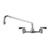 Noah Double Handle Wall Mounted Laundry Faucet With Metal Lever Handles -Bathroom Sales Store whitehaus whfs812 c 7791101