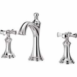 Tisbury 1.2 GPM Widespread Bathroom Faucet With Pop-Up Drain Assembly -Bathroom Sales Store widespread with cross handle mobile