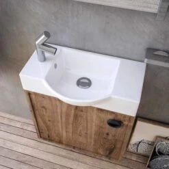 Minimal 21-3/5" Wall Mounted/Vessel Bathroom Sink -Bathroom Sales Store ws bath collections minimal 4077 life style 3 29