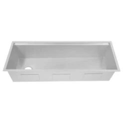 Garmisch 47" Undermount Single Basin Stainless Steel Kitchen Sink With Basket Strainer, Colander, And Cutting Board -Bathroom Sales Store zline sls 45 alternate view 1248