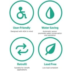 AquaSense 1.5 GPM Centerset Bathroom Faucet -Bathroom Sales Store zurn z6915 xl alternate image 896